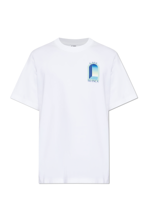 Casablanca T-shirt with logo | Men's | Vitkac